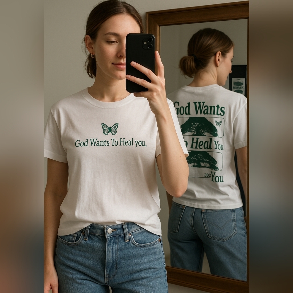 Vintage Threadz “God Wants To Heal You” Graphic Tee – Size XXL New